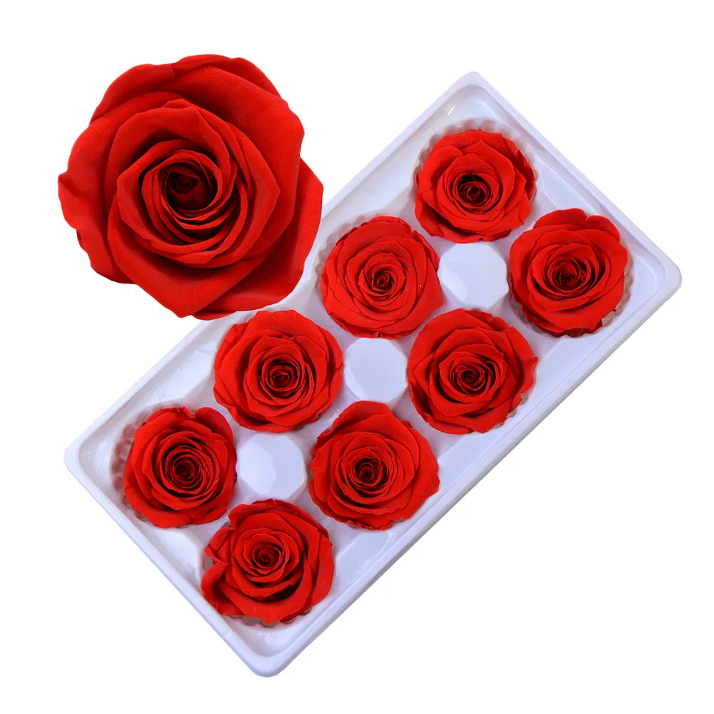 Infinity Long Lasting Dried Forever Eternal Flower Buds Preserved Roses Head for Flower Decoration