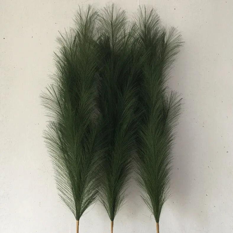 18 Branches Fleur Flores Pamper Grass Tall Papas Small Large Fall Decoration Faux Flowers Pampass Pampas Grass Artificial