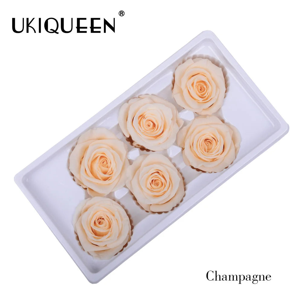 Wholesale 24k Gold Plated Long  Lasting 5-6cm Preserved  Roses Flower