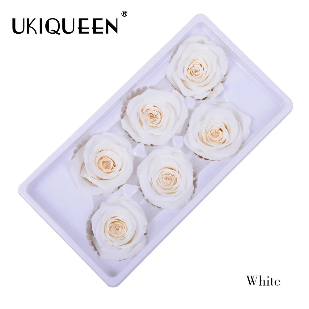 Wholesale Eternal Rose Preserved Flower Forever Eternal Infinite Immortal Lasting Rose Long Life Preserved Rose Head