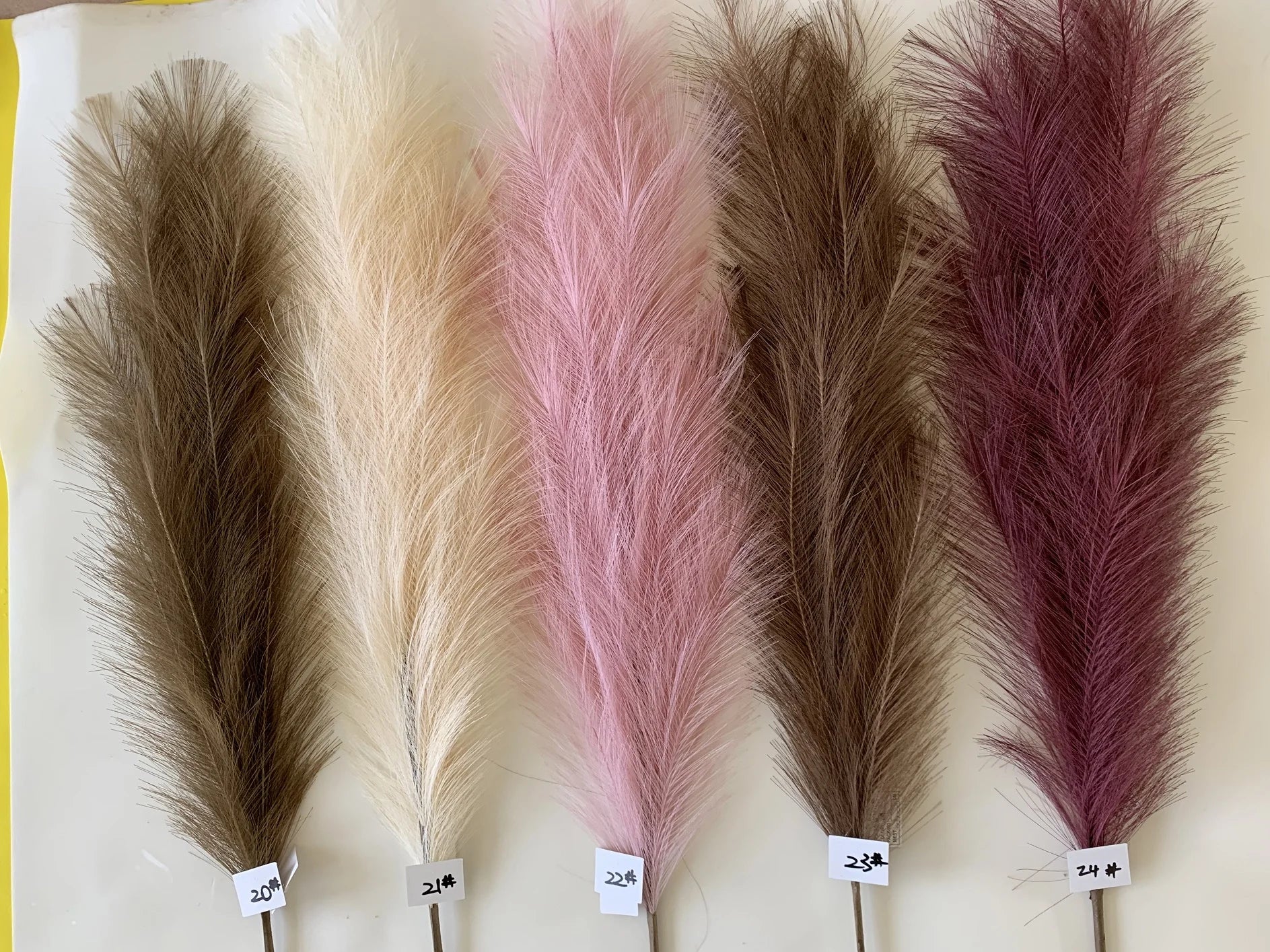 18 Branches Fleur Flores Pamper Grass Tall Papas Small Large Fall Decoration Faux Flowers Pampass Pampas Grass Artificial