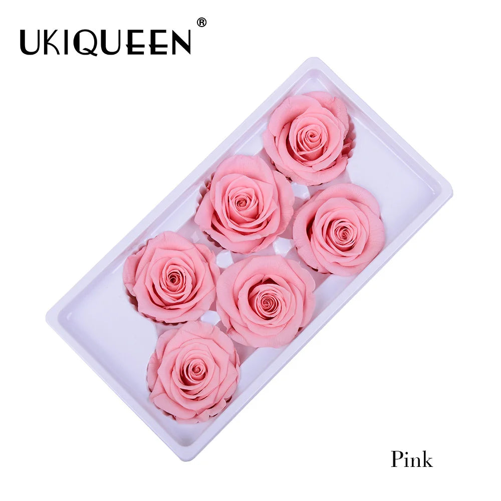 Wholesale Eternal Rose Preserved Flower Forever Eternal Infinite Immortal Lasting Rose Long Life Preserved Rose Head