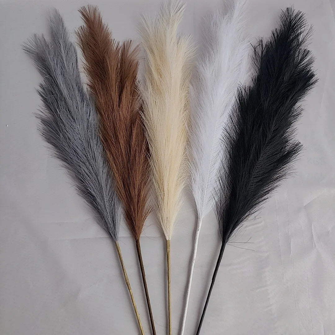 18 Branches Fleur Flores Pamper Grass Tall Papas Small Large Fall Decoration Faux Flowers Pampass Pampas Grass Artificial