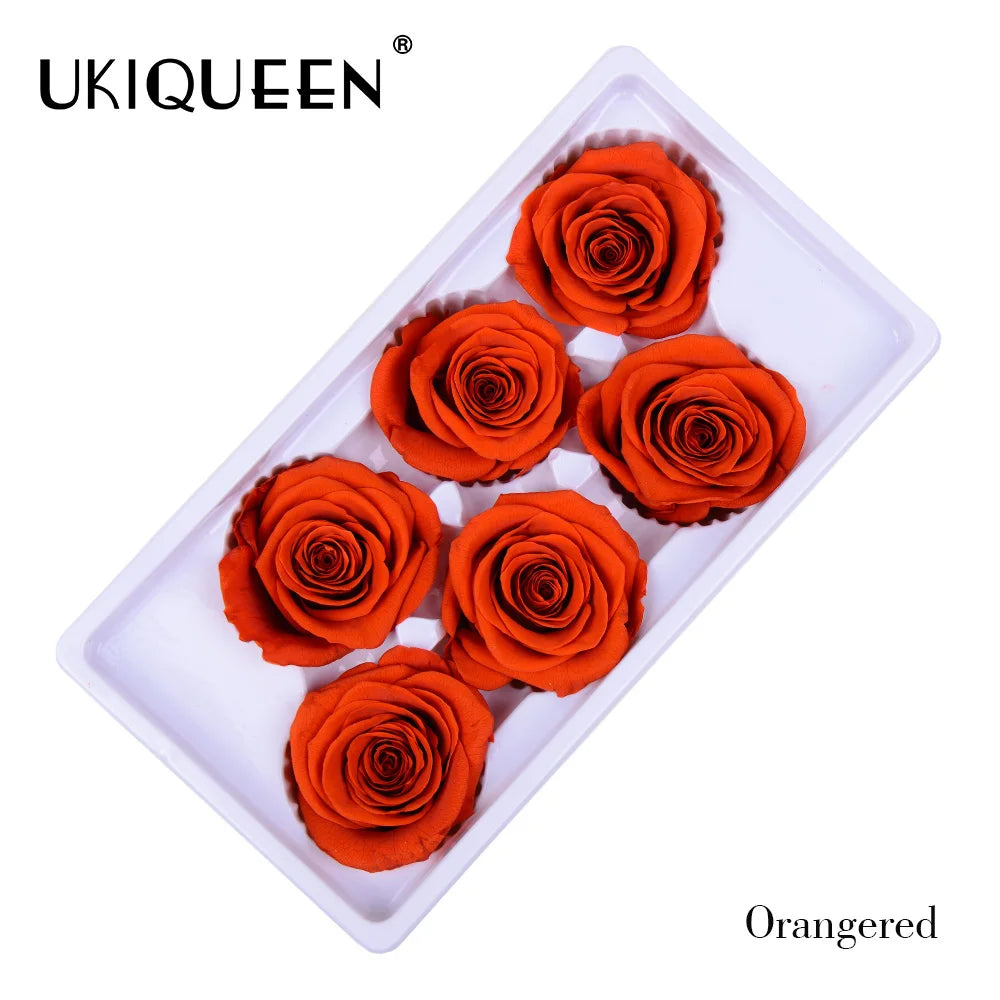 Wholesale Eternal Rose Preserved Flower Forever Eternal Infinite Immortal Lasting Rose Long Life Preserved Rose Head