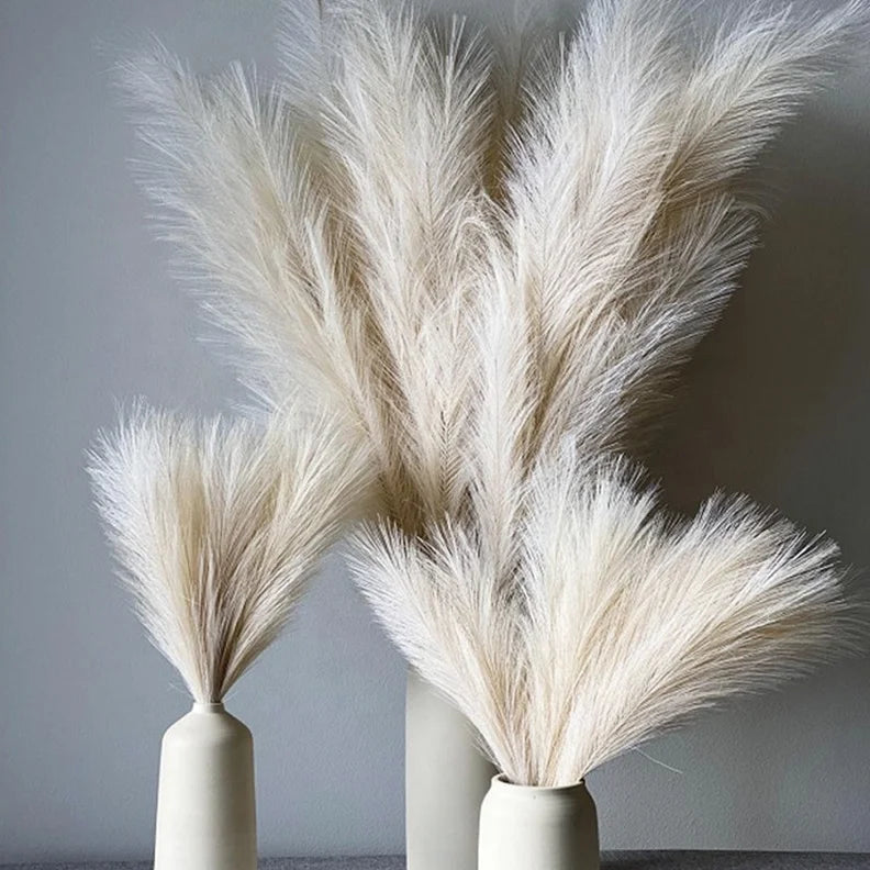 18 Branches Fleur Flores Pamper Grass Tall Papas Small Large Fall Decoration Faux Flowers Pampass Pampas Grass Artificial