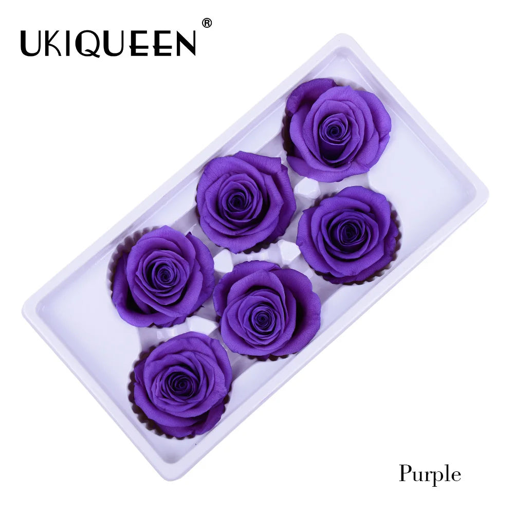 Wholesale Eternal Rose Preserved Flower Forever Eternal Infinite Immortal Lasting Rose Long Life Preserved Rose Head